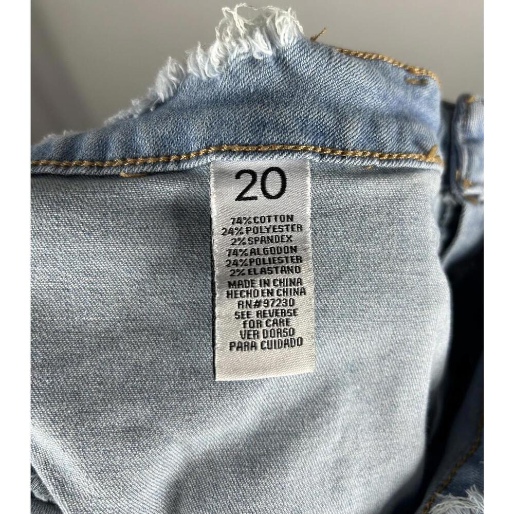Almost Famous Distressed Bell Bottom Jeans Women’s Size 20 38x33 - Picture 9 of 9